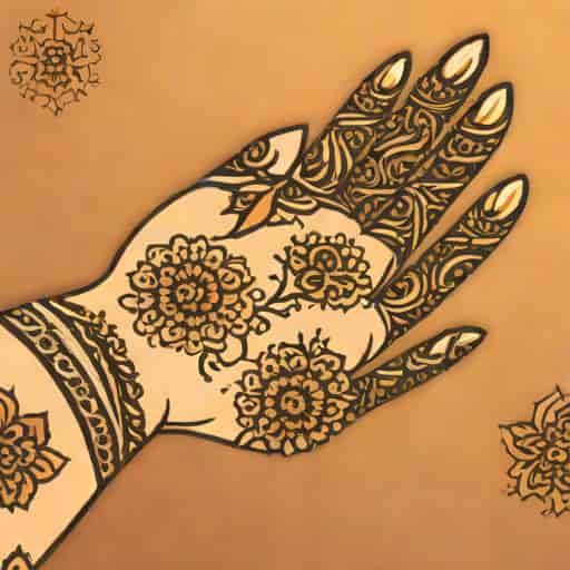 Mehndi Closeup Photo Boy