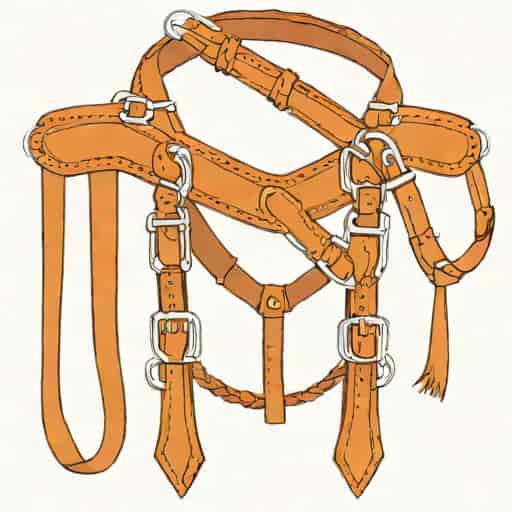 Mohair Breast Collar And Headstall