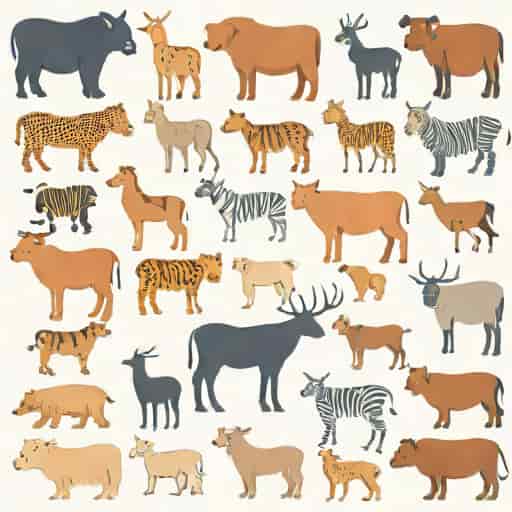 Name 10 Animals Which Ruminate