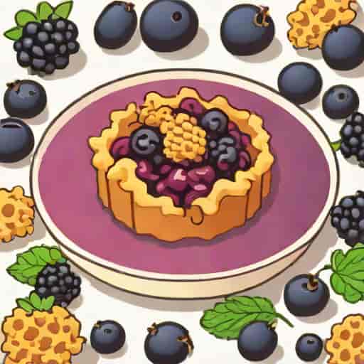 Old Fashioned Blackcurrant Crumble