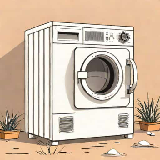 Outdoor Tumble Dryer Storage