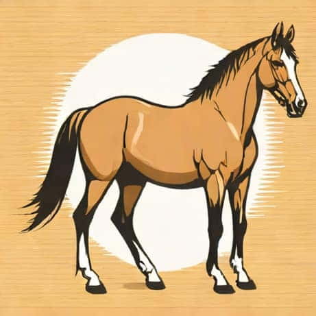 Palomino Dapple American Standardbred