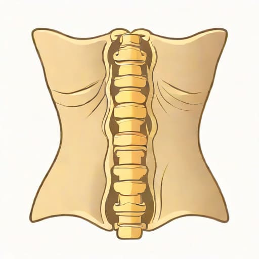 Posterior View Of Lumbar Vertebrae