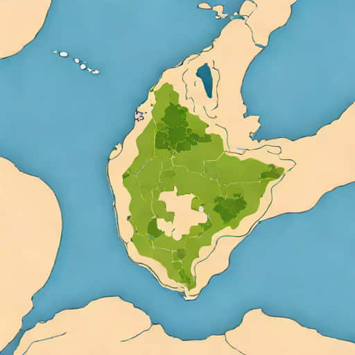 Satellite View Of Hispaniola