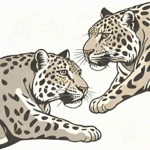 Snow Leopard Vs Clouded Leopard