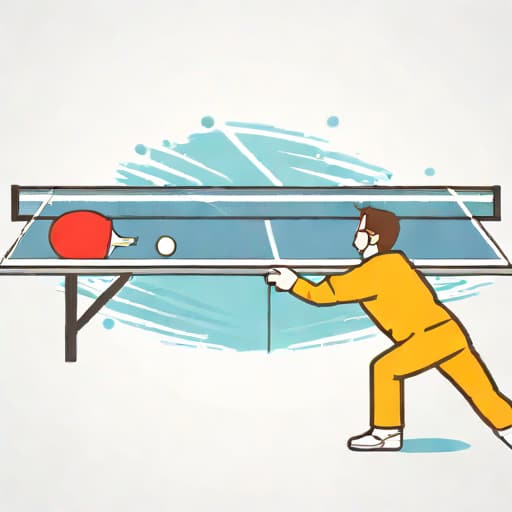 Table Tennis Backhand Topspin
