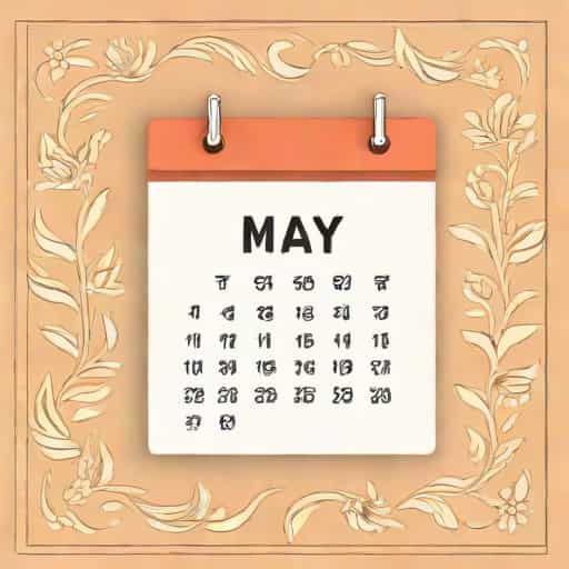 The Calendar For May 2024
