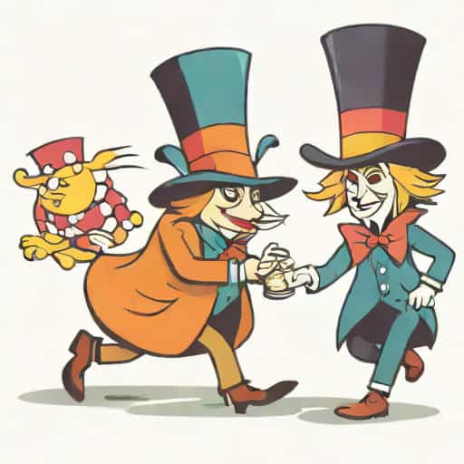The Mad Hatter Runs Afoul Cast