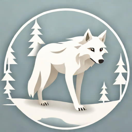 Uhs White Wolf Of Icicle Creek