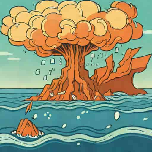 Underwater Eruption Italy