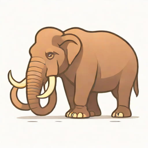 Unusual Prehistory Frozen Mammoth