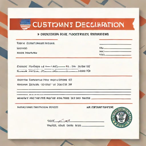 Us Customs Declaration Form