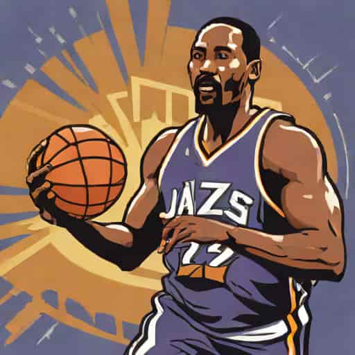 Utah Jazz Karl Malone