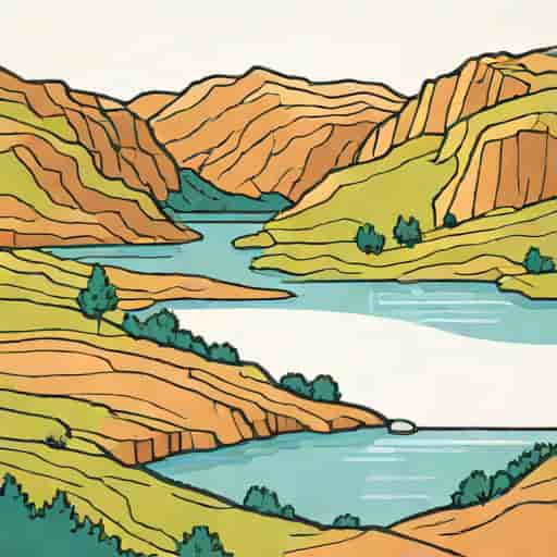 Valley Dammed Reservoir
