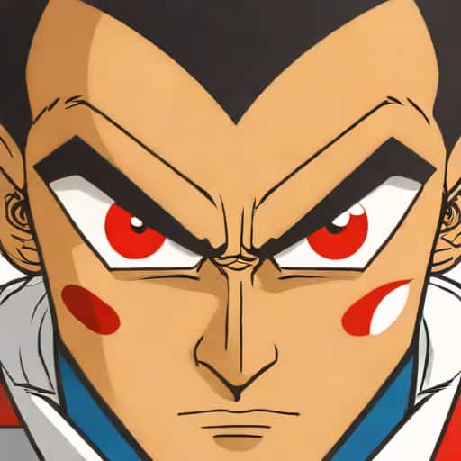 Vegeta Bloodshot Eyes