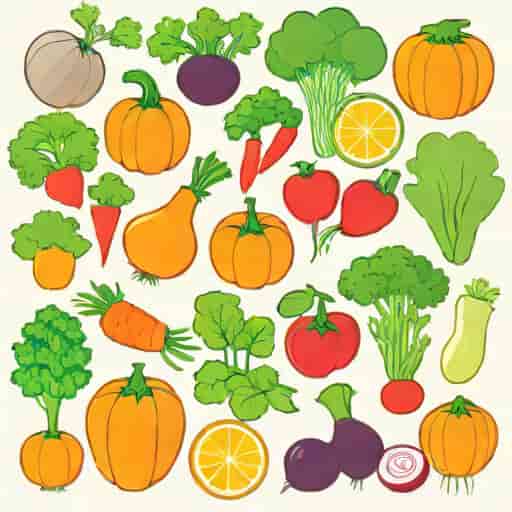 Vegetables Underground And Overground