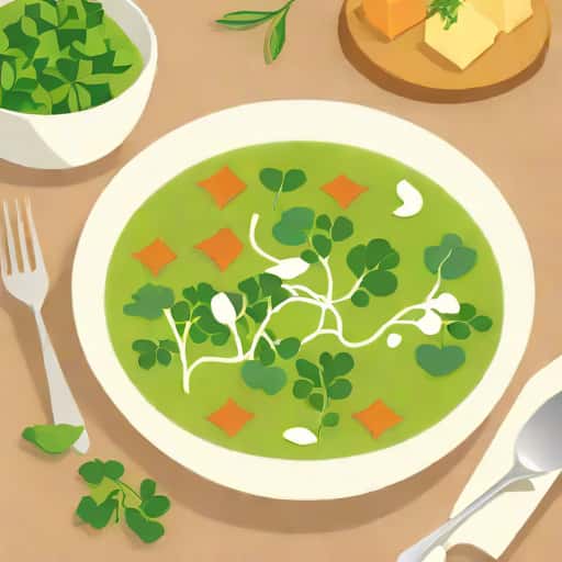 Vegetarian Watercress Soup Chinese