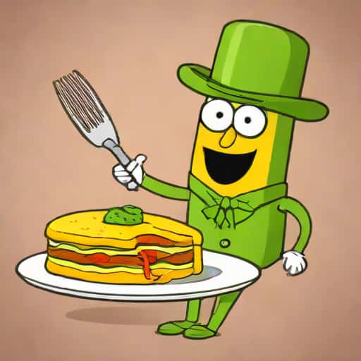 Veggietales Englishman With An Omelet