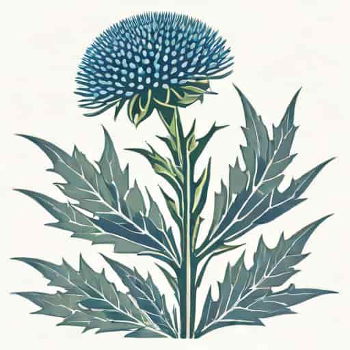 Veitch'S Blue Globe Thistle