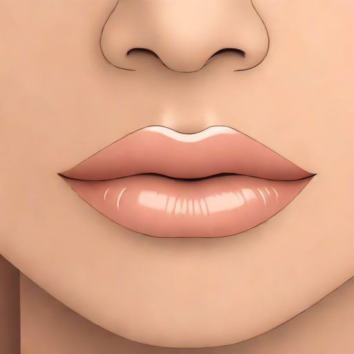 Vertical Labret Healed