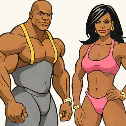 Vickie Gates And Ronnie Coleman