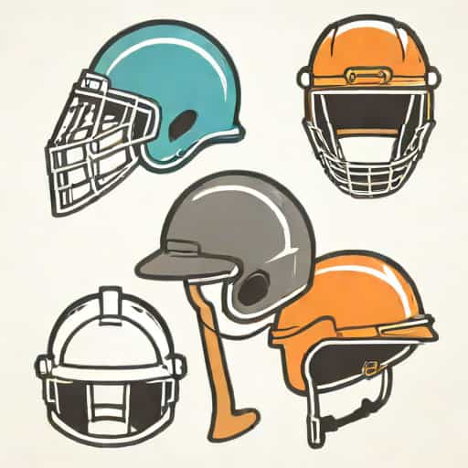 Vintage Hurling Helmets