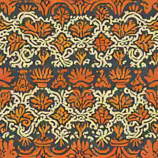 Vintage Jacquard Fabric