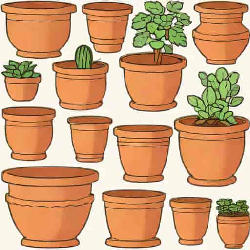 Vintage Terracotta Pots