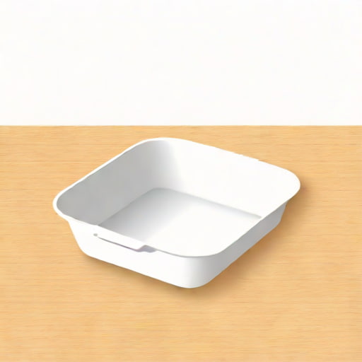 White Plastic Dishpan