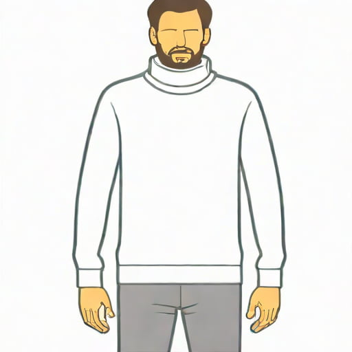 White Skivvy Jumper