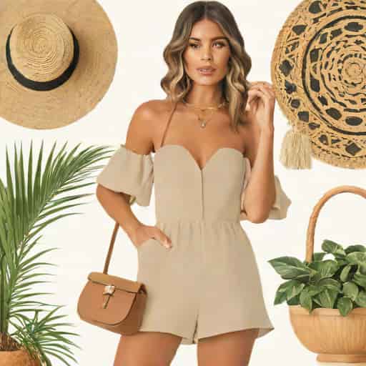 X Revolve Strapless Bethany Romper