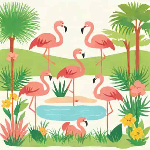 Yard Flamingos Bulk