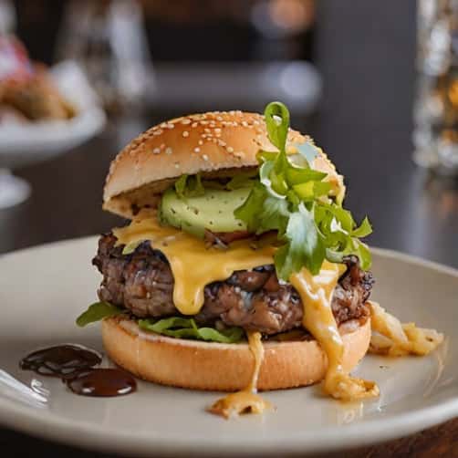 Yard House Truffle Burger