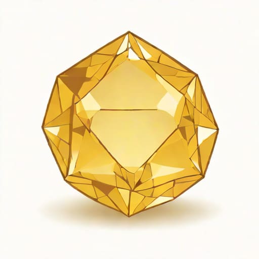 Yellow Chalcedony Crystal