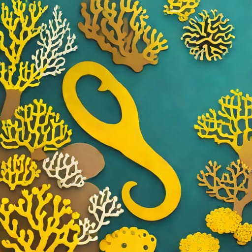 Yellow Moray Eel Coral Island