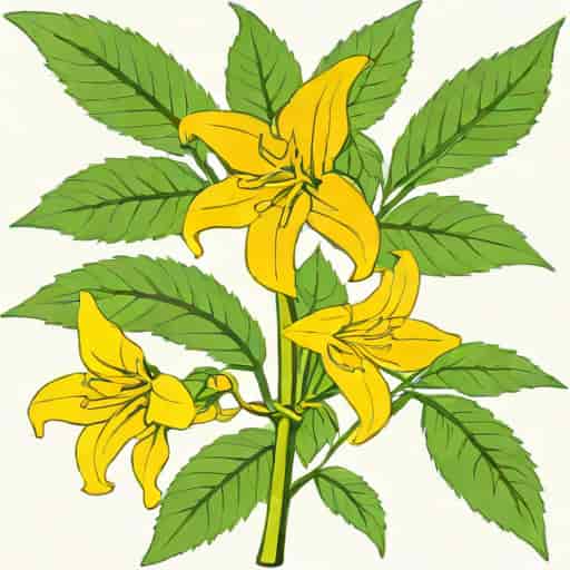 Yellow Trumpet Creeper