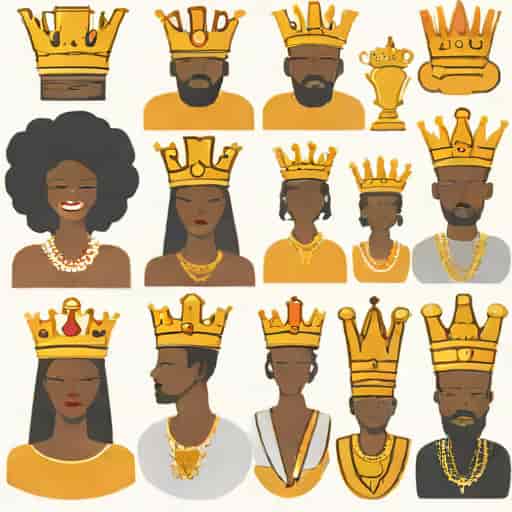 Young Black Motivated Kings And Queens