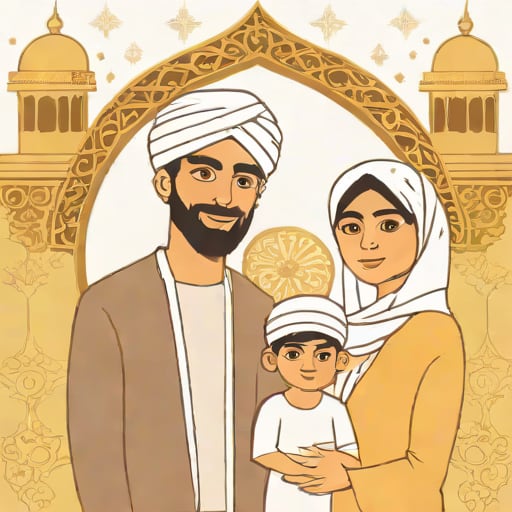 Zara And Zayn Celebrate Eid