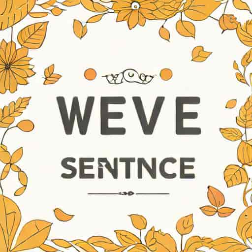A Sentence With We Ve