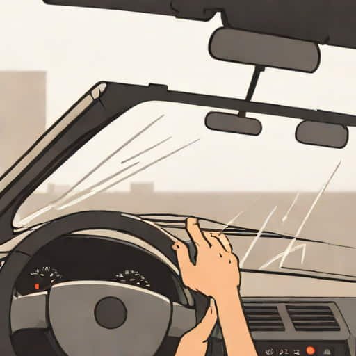 A Smeary Film On The Windshield Is An Indication Of