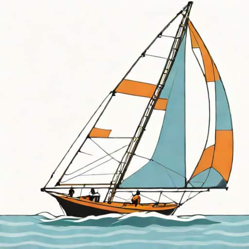 Asymmetrical Spinnaker Without Bowsprit