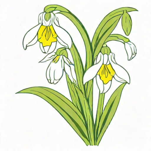 Birth Flower For January Snowdrop