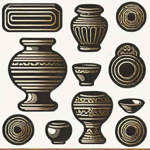 Black Glazed Terracotta
