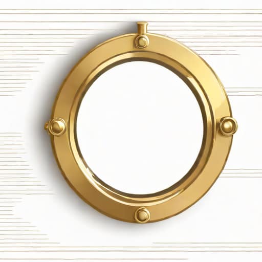 Brass Porthole Mirror