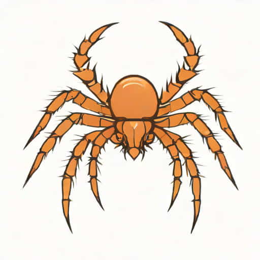 Brown Spider With Spindly Legs