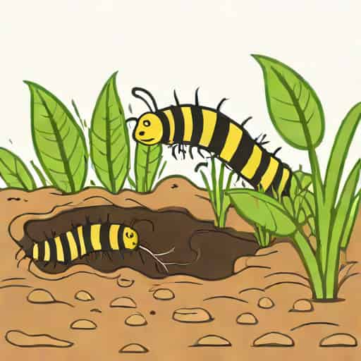 Caterpillars Burrow In The Soil To Pupate