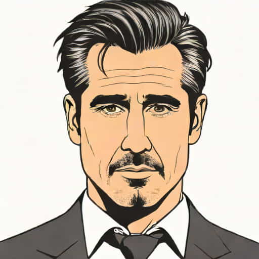 Colin Farrell Penguin Makeup