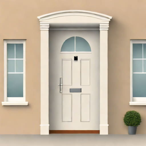 Composite Door With Fanlight