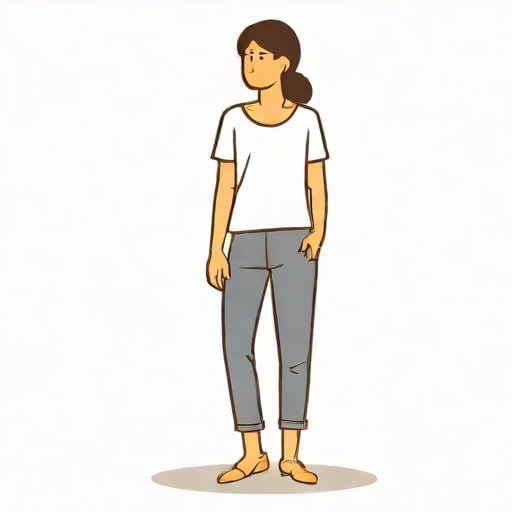 Cover Loosely With Cropped Top And Trousers