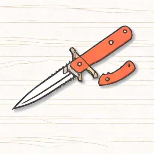 Dally Borrows A Switchblade Knife From